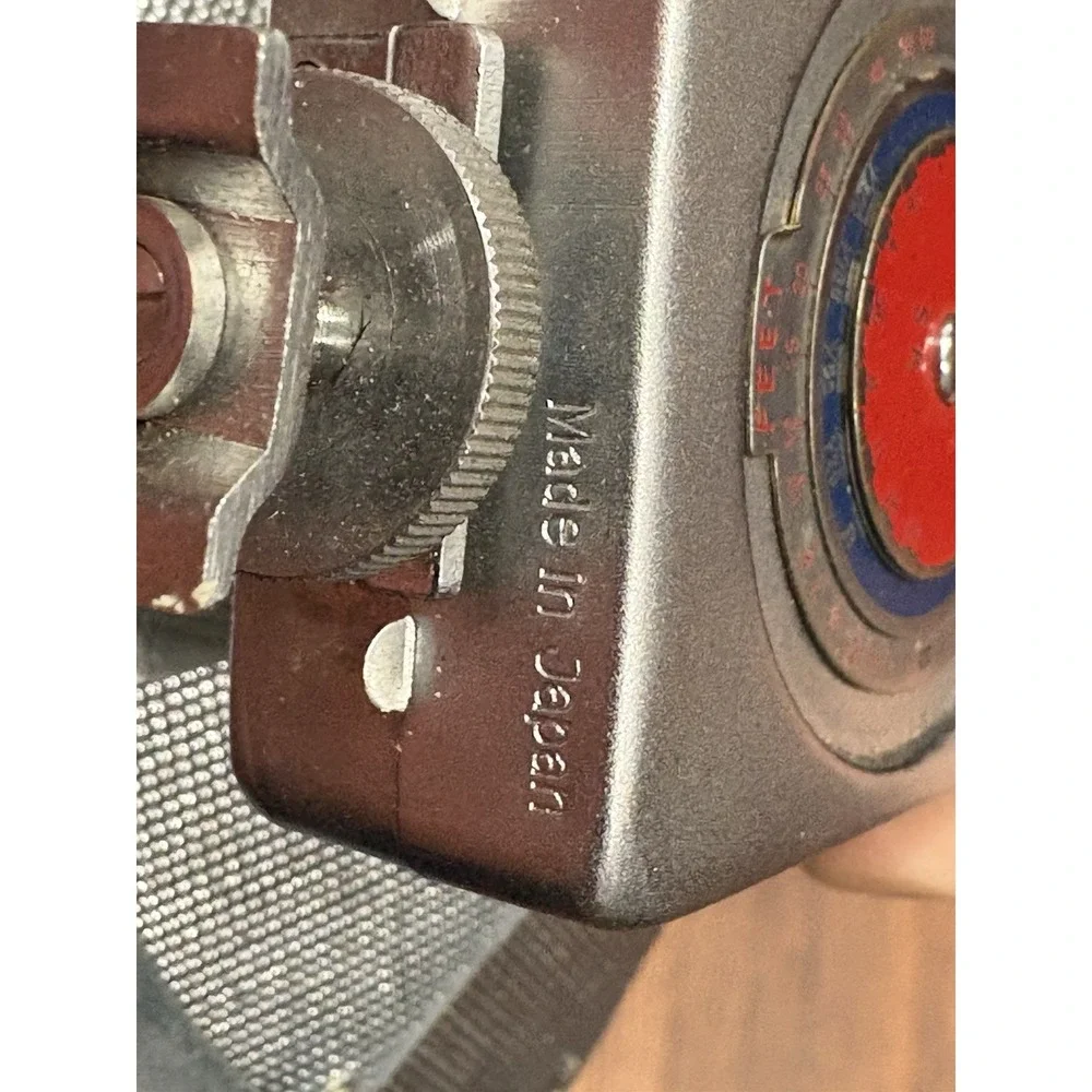 Vintage Hermes Exposure Rangefinder Fan CombiMeter IIa LOOK Japan + Leather Case
